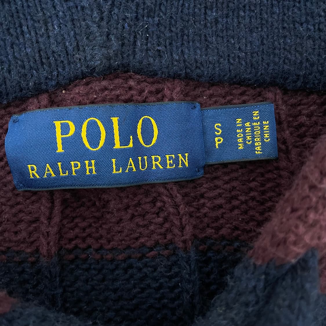 폴로 베어 케이블 니트 후드티 상품이미지2