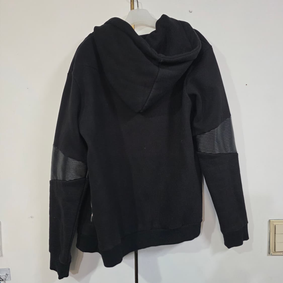 필립플레인 기모 블랙 스컬 해골 후드집업 자켓 34 상품이미지2