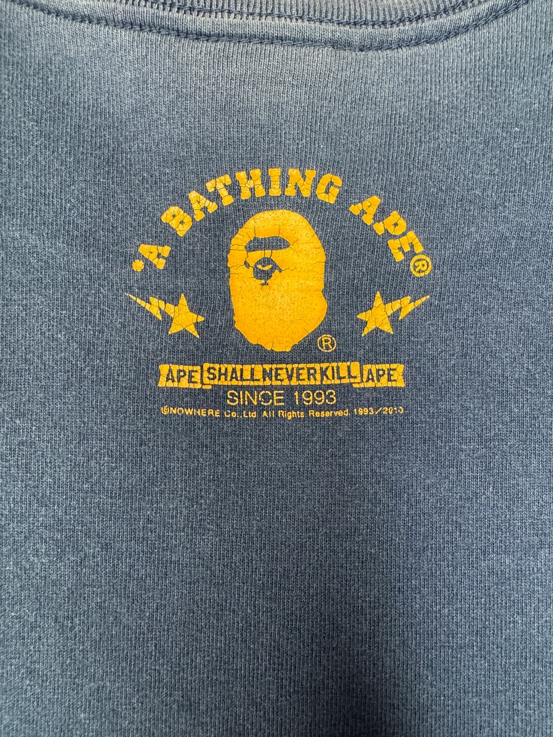빈티지 베이프 BAPE 10시즌 티셔츠 M 상품이미지6