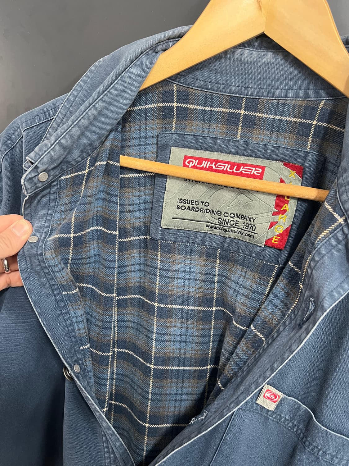 Quiksilver 퀵실버 빈티지 워크웨어 셔츠 자켓 상품이미지5