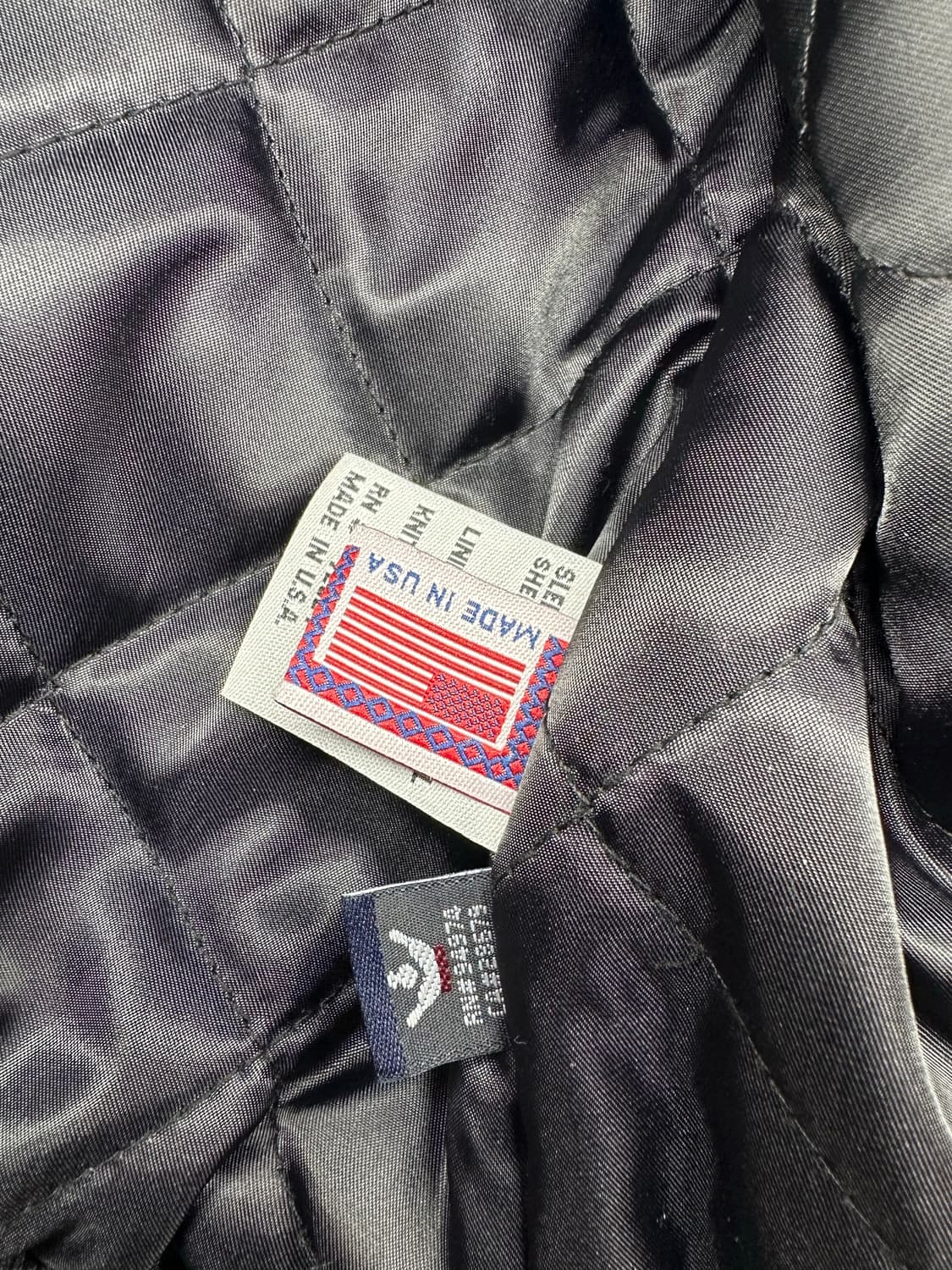 스투시 S로고 바시티 자켓 블랙 XL 상품이미지8