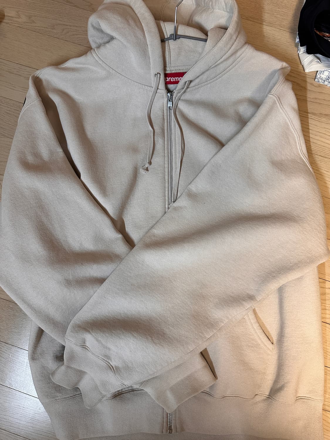 슈프림 x 트레셔 집업 후드 스웨트셔츠 스톤 상품이미지5