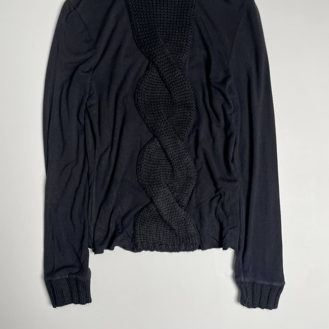 Ann max 꽈배기 니트 터틀넥 롱 슬리브 상품이미지4