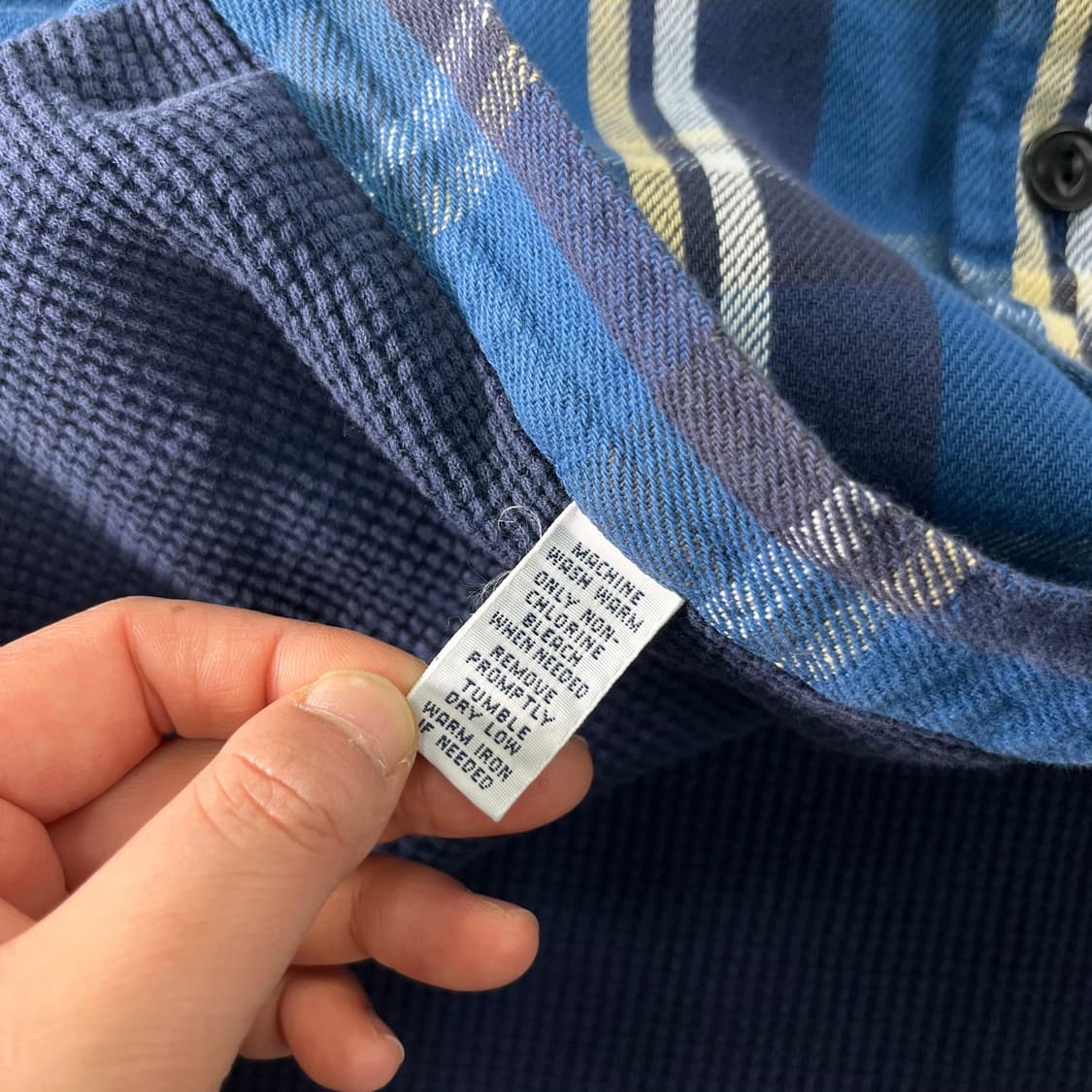 100 폴로랄프로렌 플란넬 후드 셔츠 상품이미지5