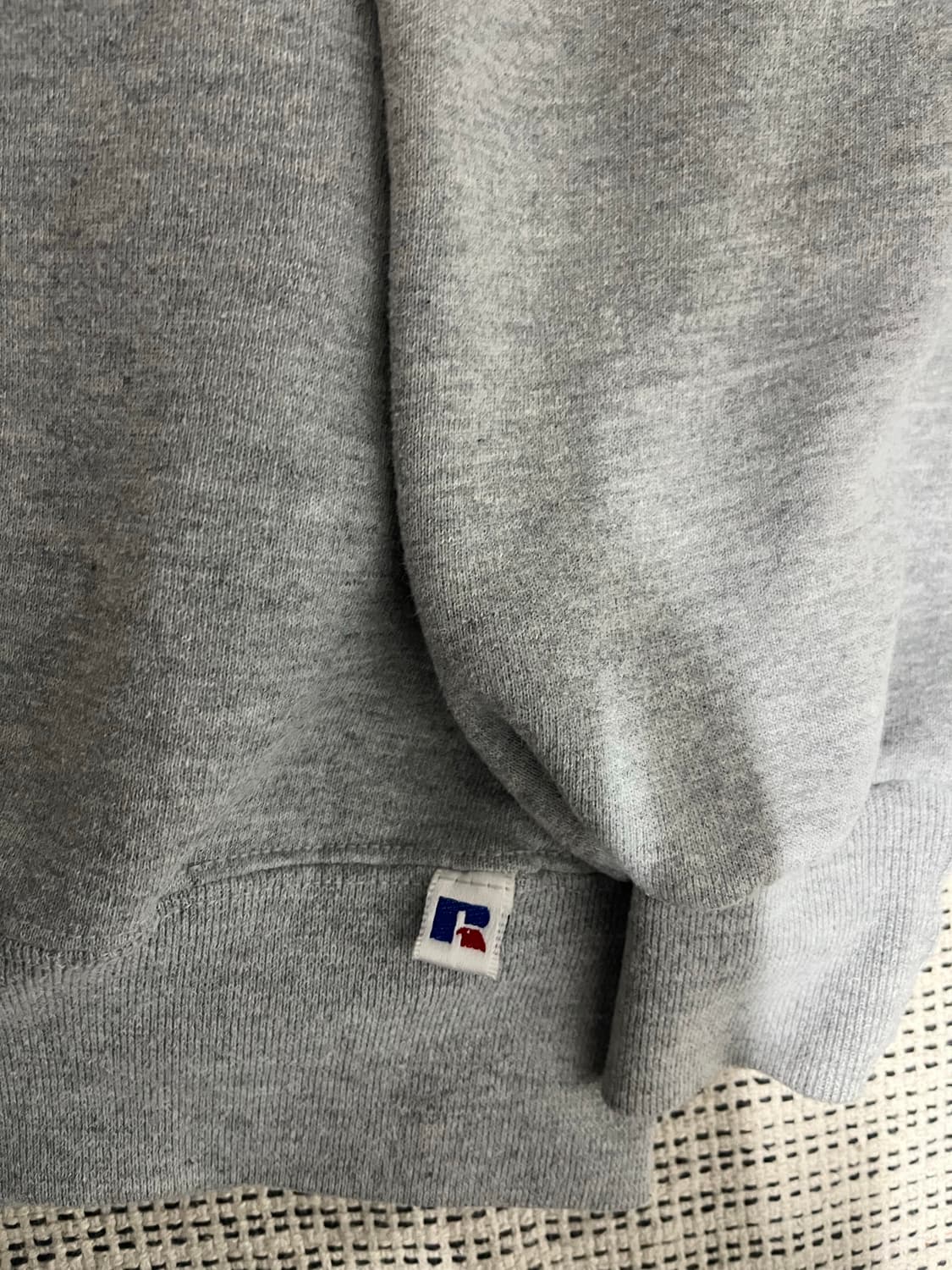 90s 빈티지 러셀 스웻 멜란지 그레이 상품이미지5