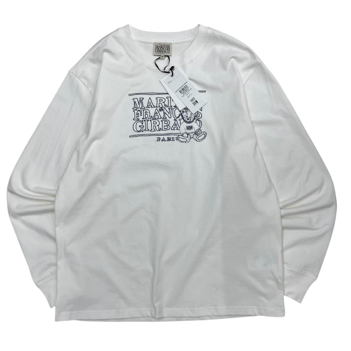 마리떼 프랑소와 저버 곰돌이 화이트 롱슬리브 M (새상품 상품이미지2