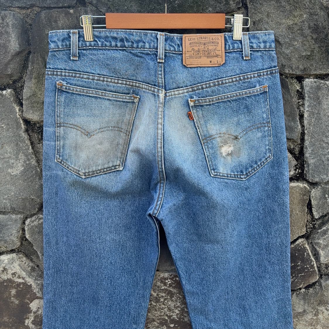 80s USA 리바이스 Levi’s 517 부츠컷 진 (오렌지탭) 상품이미지6