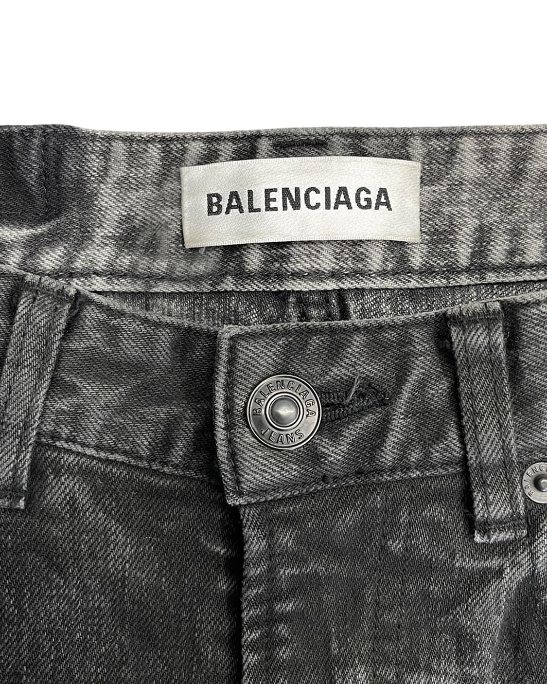 발렌시아가 21SS 슬림핏 부츠컷 데님 팬츠 블랙 상품이미지9