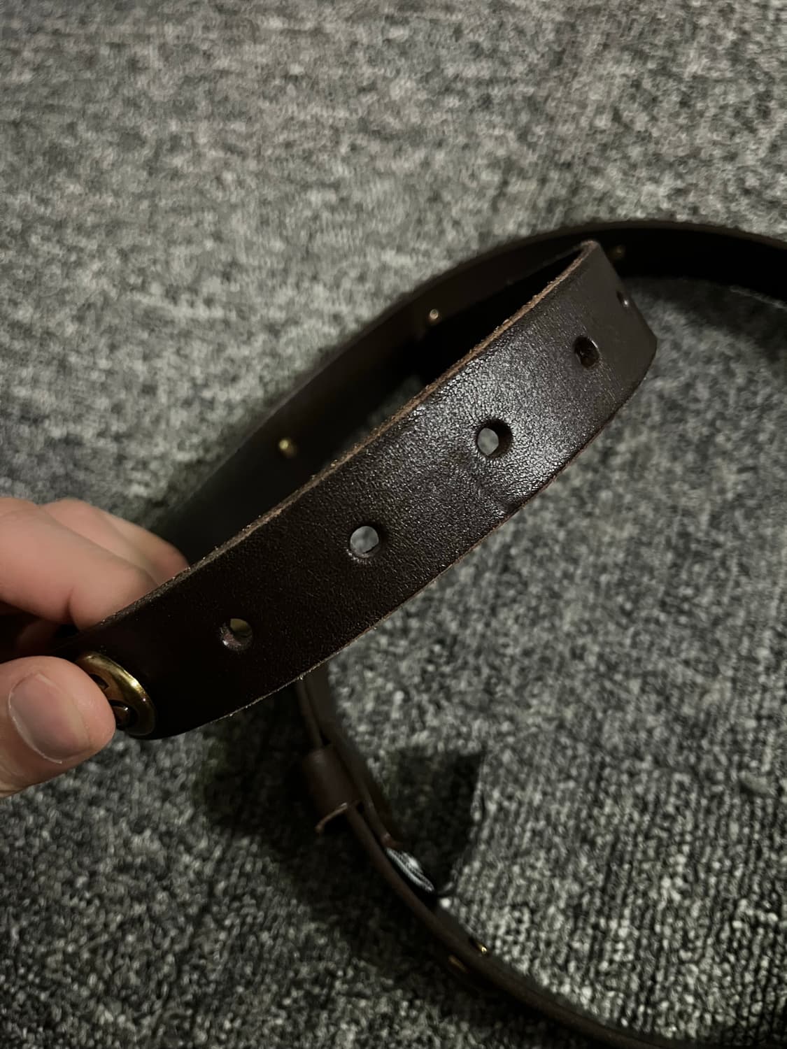스투시 SS-LINK STUDDED 벨트 브라운 S/M사이즈 상품이미지5