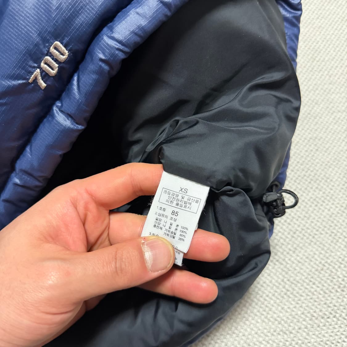 노스페이스 700 눕시 패딩 조끼 상품이미지4