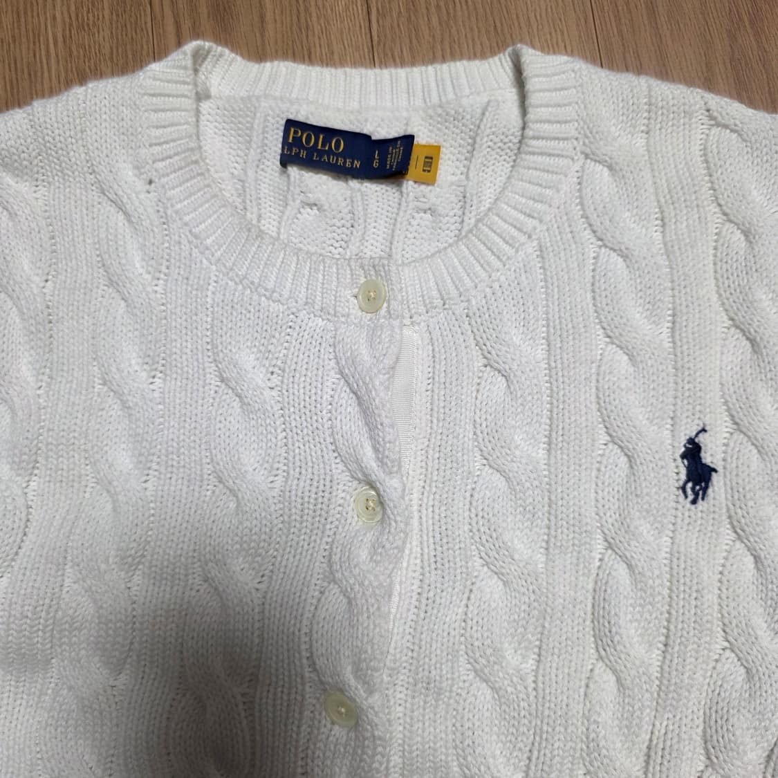 L) 폴로 랄프로렌 케이블 니트 가디건 상품이미지2