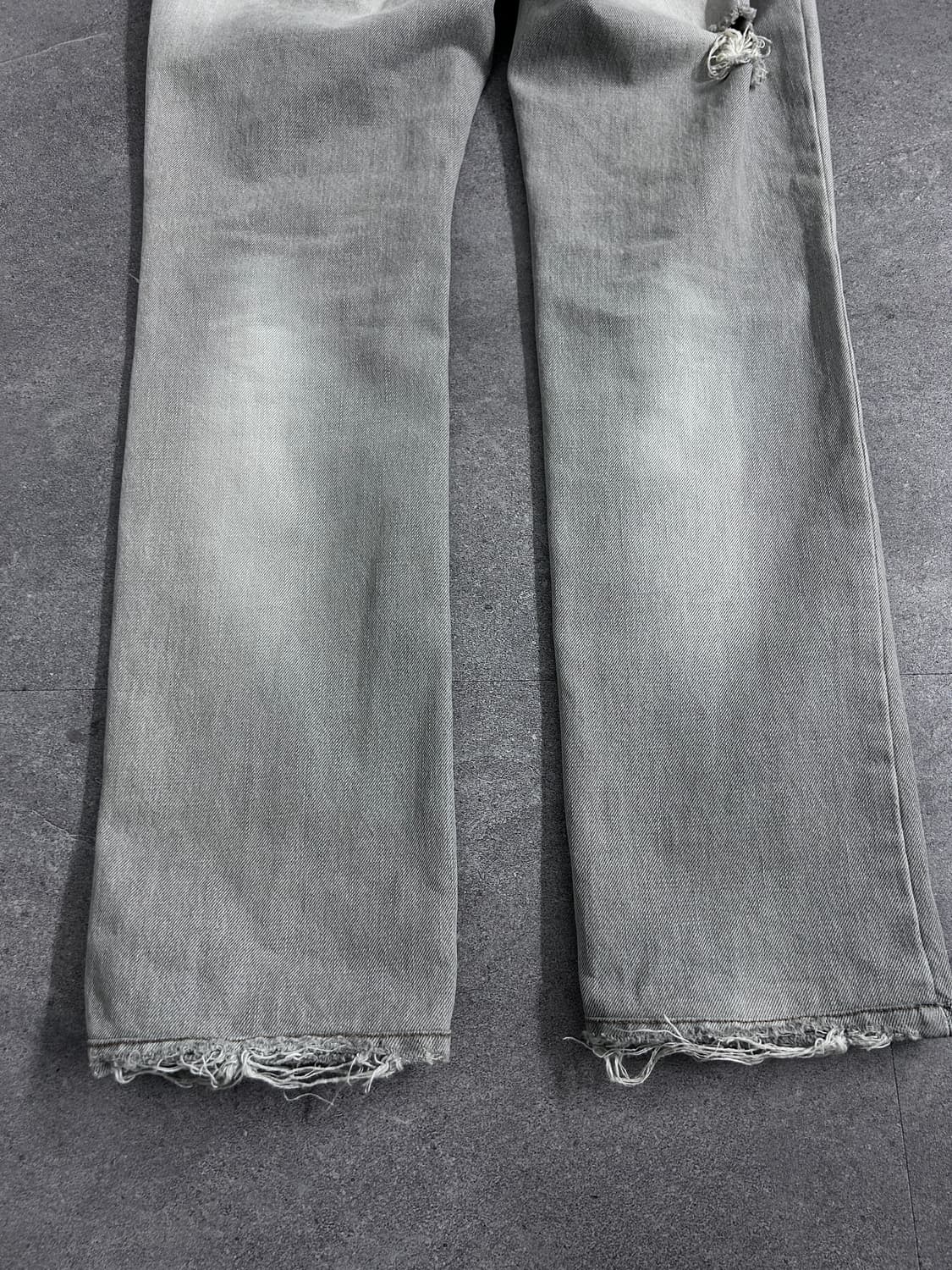 돌체앤가바나 화이트 블리치드 디스트레스드 데님 상품이미지10