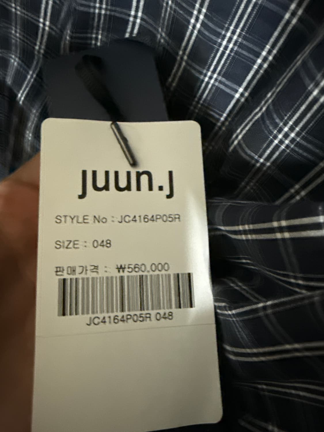 48 준지 juunj 네이비 셔츠 자켓 jc4164p05r  상품이미지3