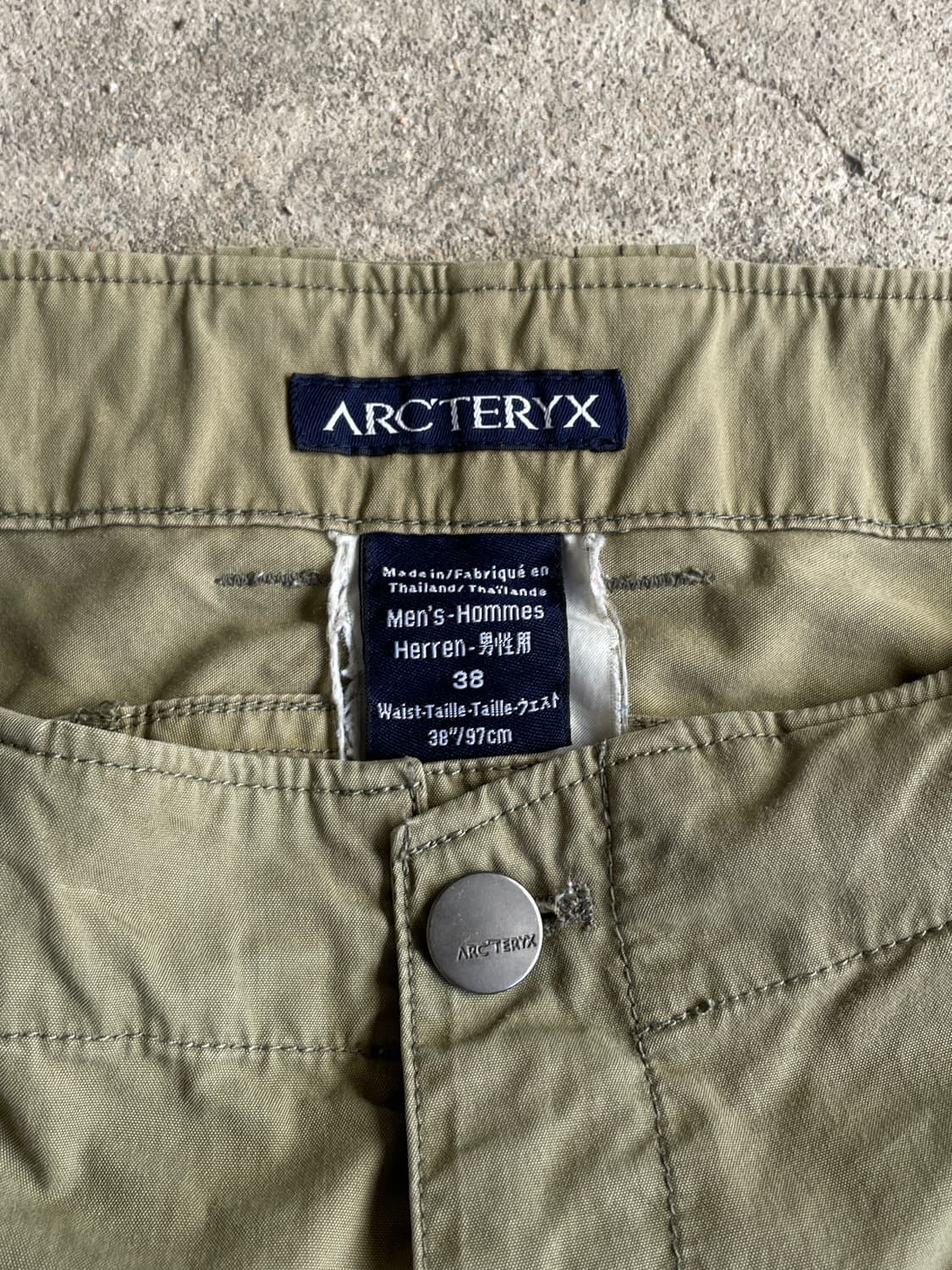 00s Arc’teryx Olive Cotton Pants 상품이미지4