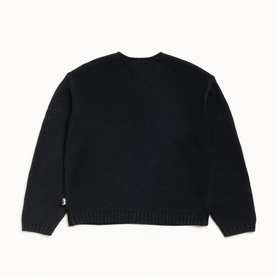 스투시 롤 브이넥 니트 블랙 XXL 상품이미지2