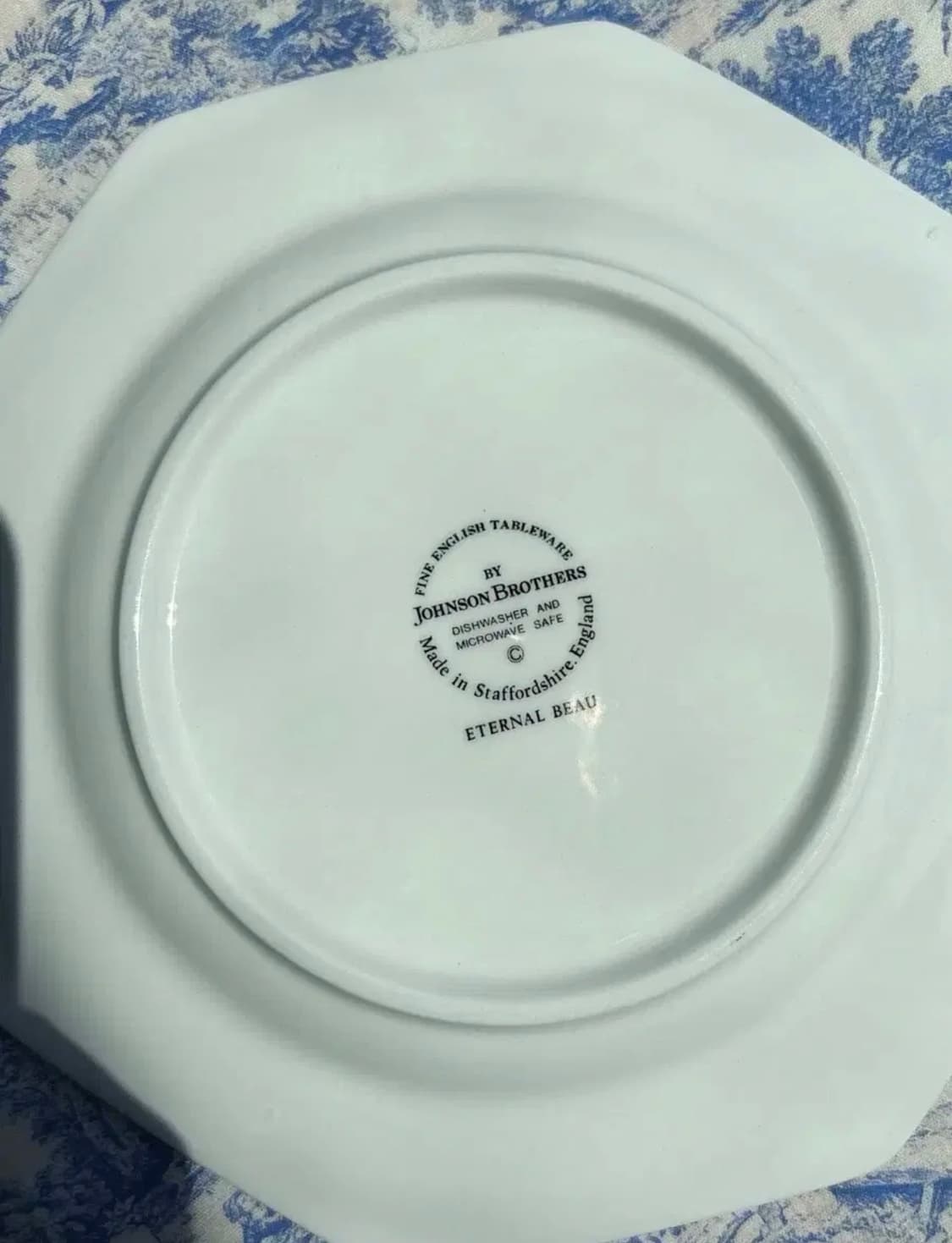 영국 빈티지 존슨브라더스 이터널뷰 브레드 접시 상품이미지3