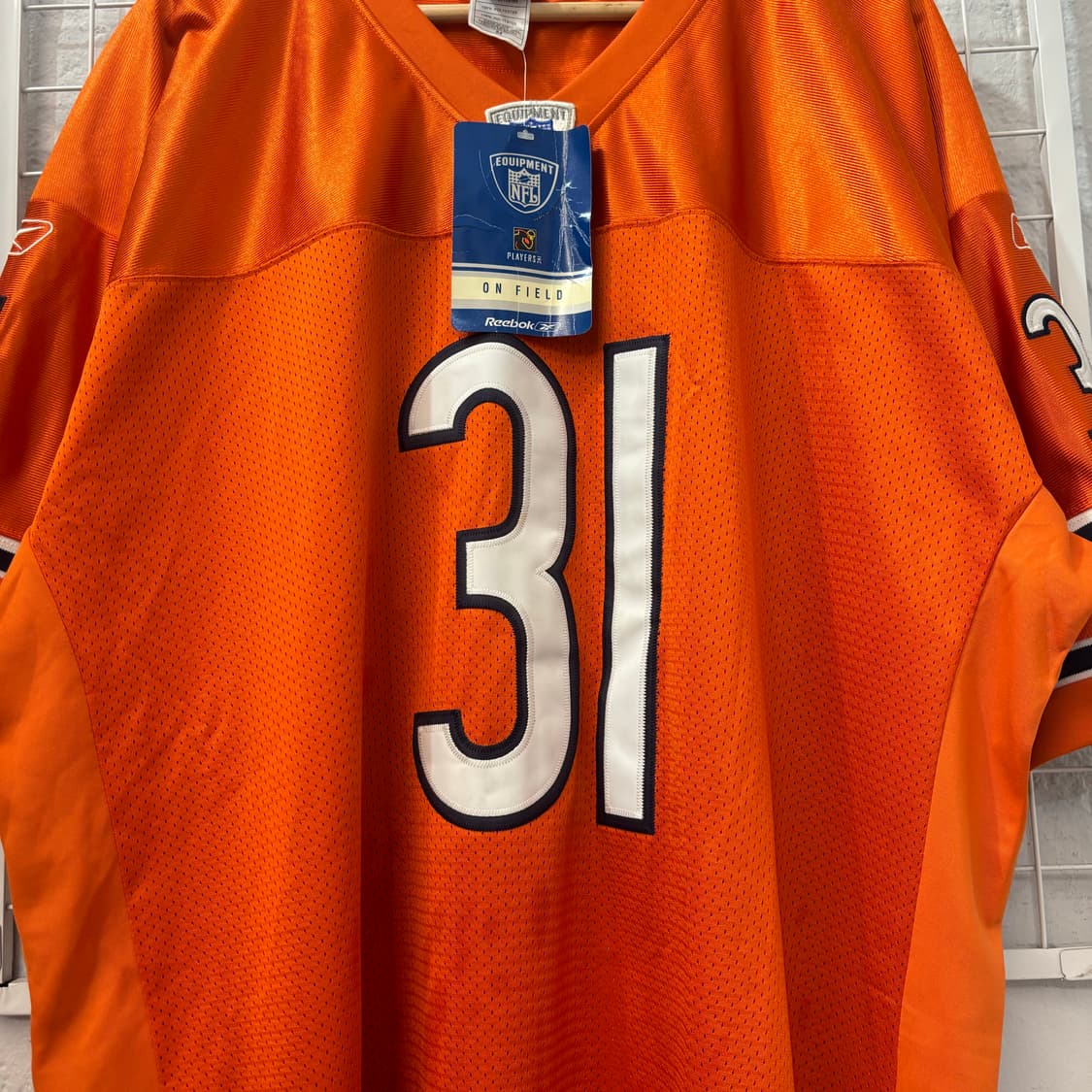 NFL X 리복 시카고 베어스 오렌지 럭비져지 2XL 상품이미지5