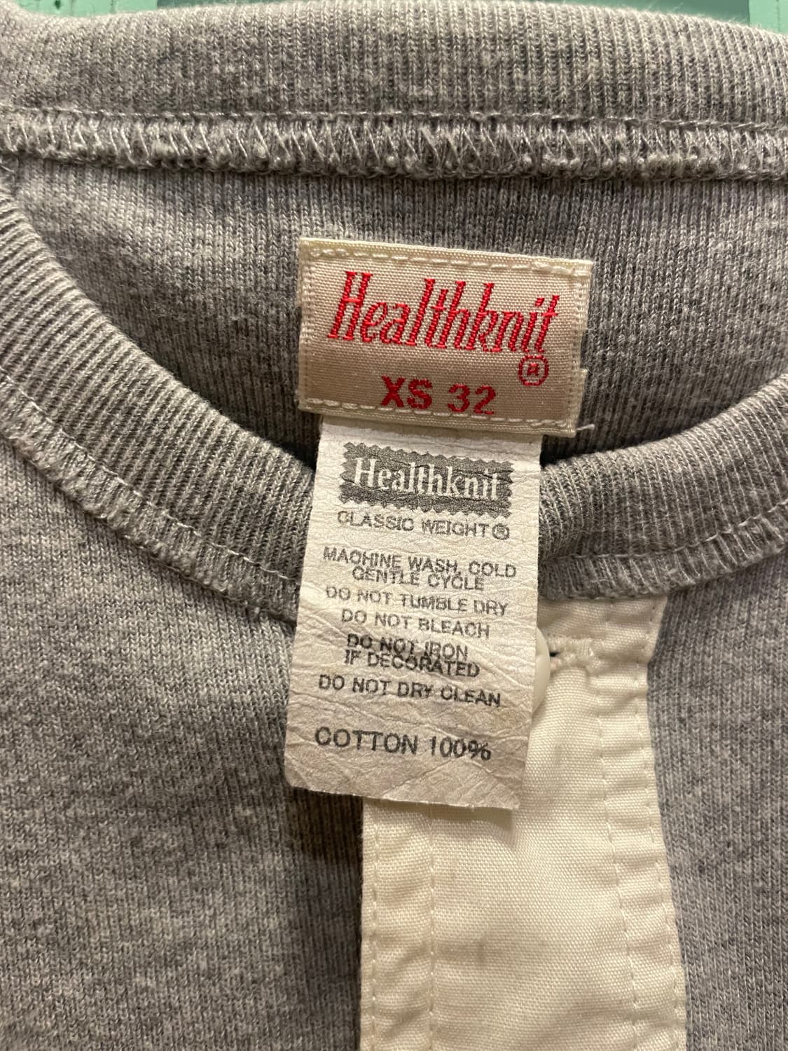 Vintage Healthknit Henley Long Sleeve  상품이미지3