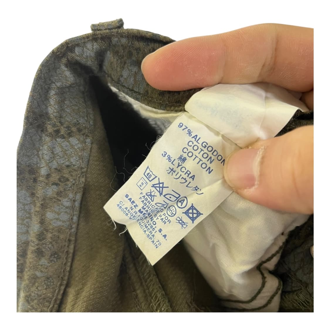 [CIMARRON] 파이톤 뱀피 세미 부츠컷팬츠 상품이미지6