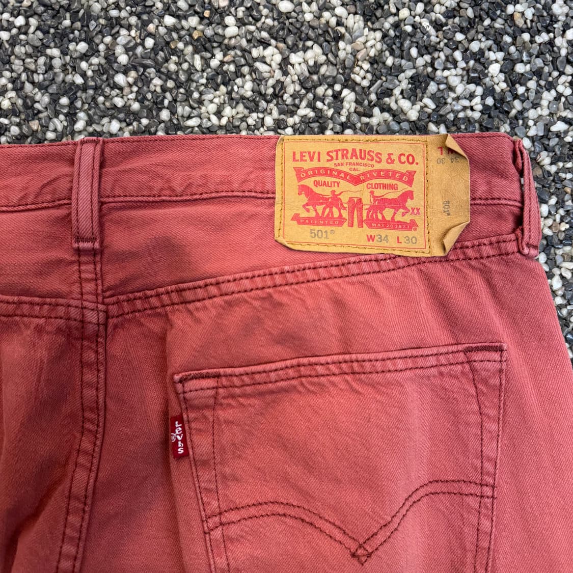 리바이스 501 오버다이드 스트레이트 진 (34)   상품이미지4