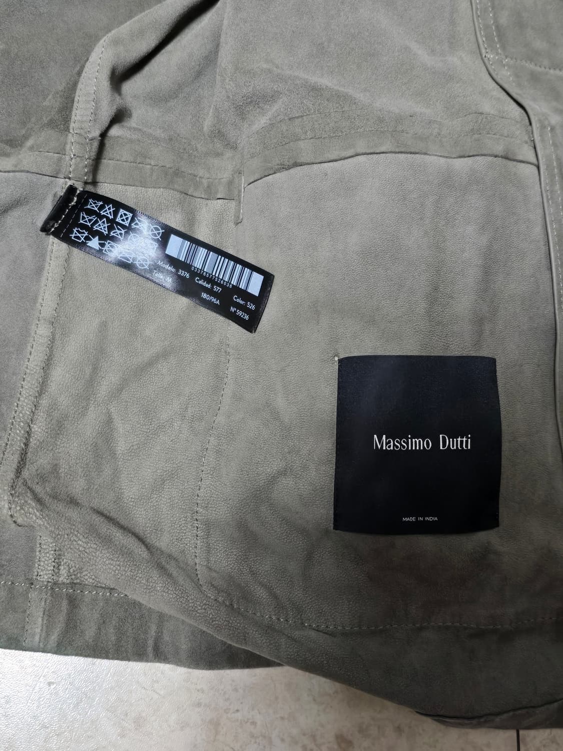 새제품) 마시모두띠 스웨이드 블레이저 M 상품이미지5