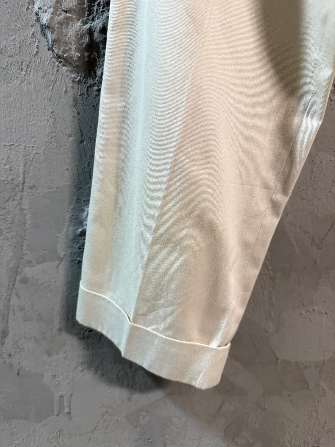 구찌 코튼 테일러드 슬랙스 아이보리 38 상품이미지2