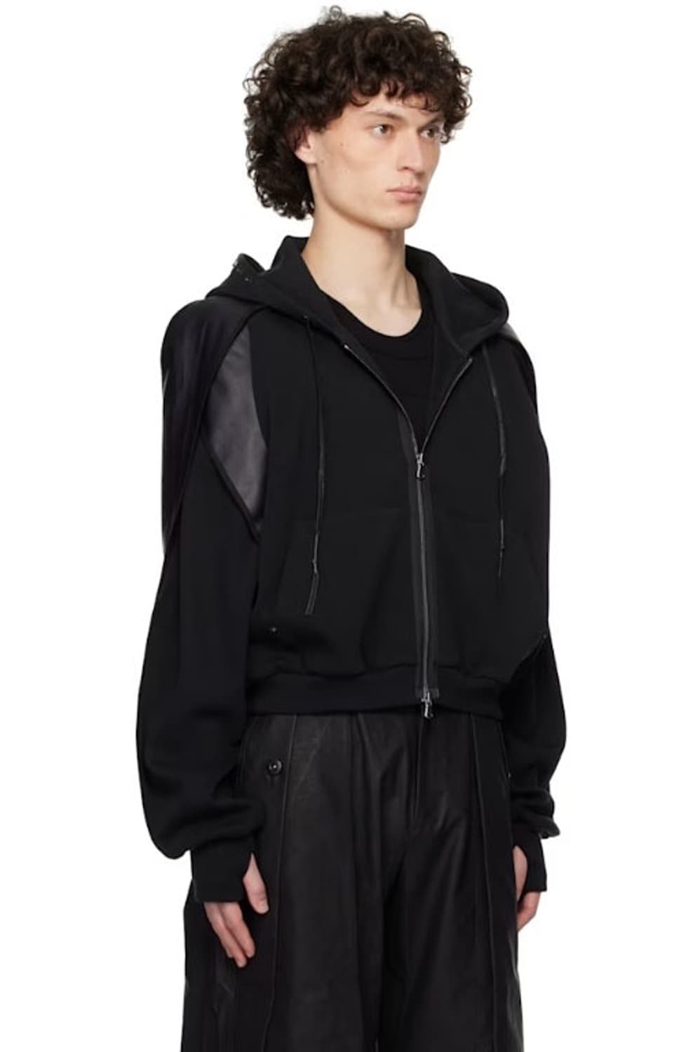 카르넷 아카이브 홀슈 크랩 집업 블랙 L 상품이미지2