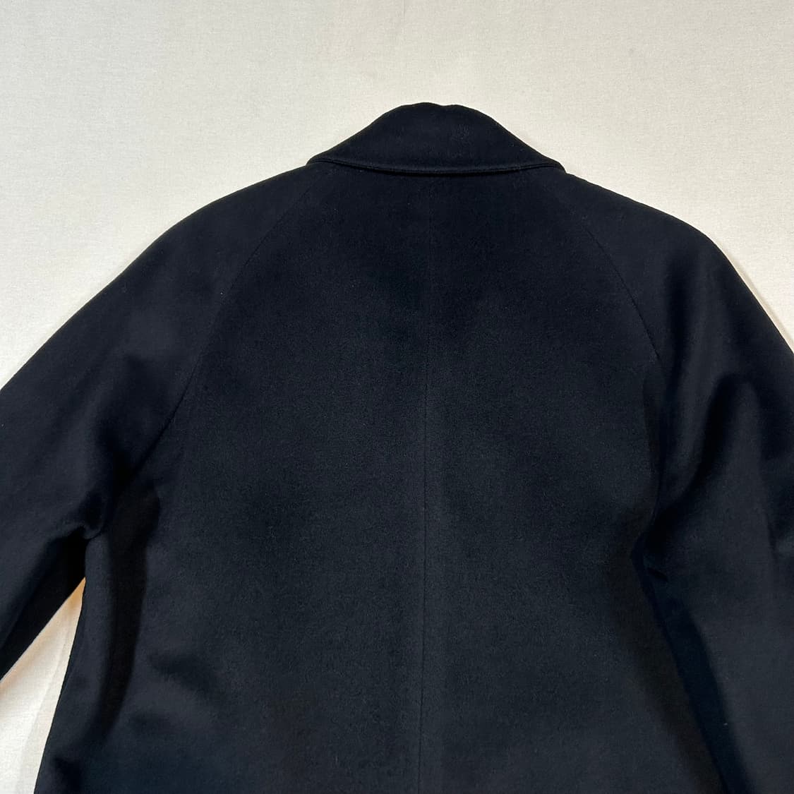 M) YSL 입생로랑 울 캐시미어 미디움 코트 자켓 블랙 상품이미지7