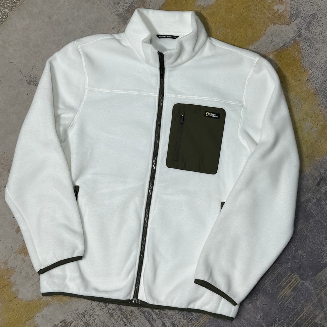 내셔널 지오그래픽 플리스 자켓 화이트 3XL 상품이미지1