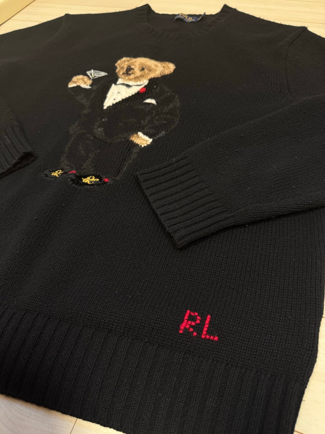 폴로 랄프로렌 울 캐시미어 마티니 베어 니트 상품이미지4