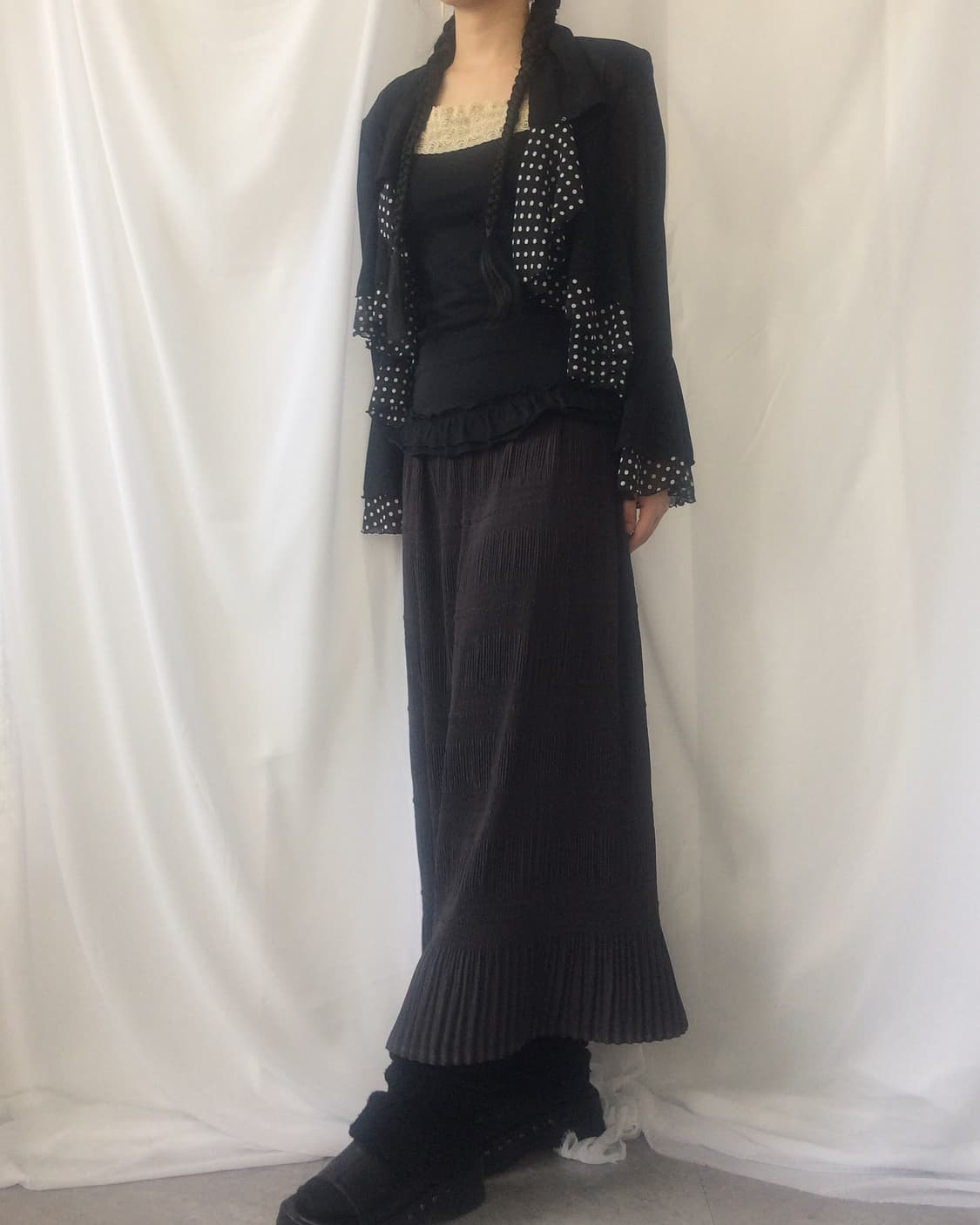Pleats long skirt 상품이미지6
