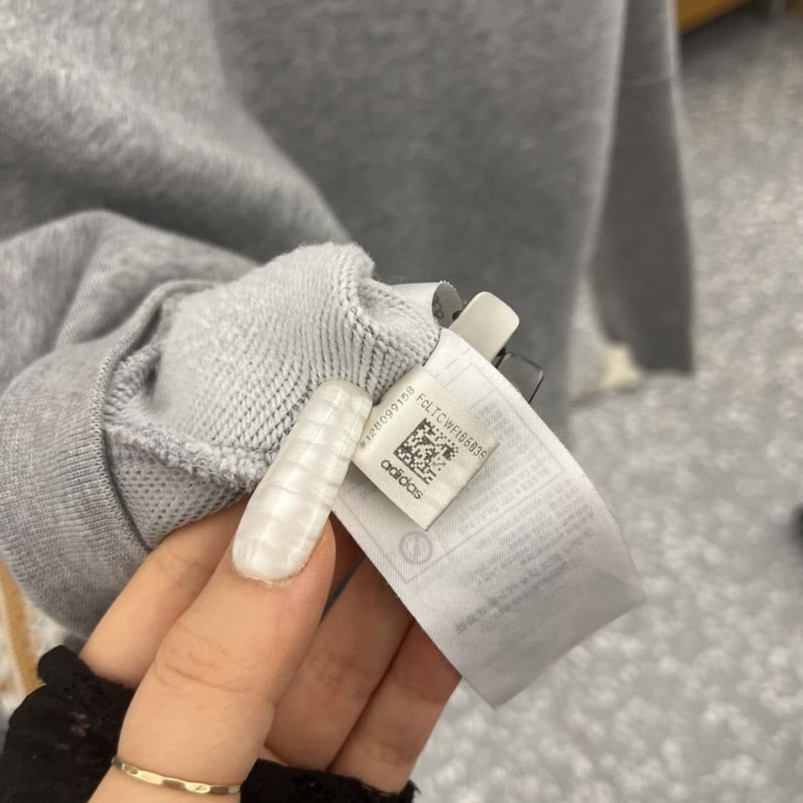 아디다스 빈티지 희귀 3S 에센셜 스웻 져지 집업 2XL C10976 상품이미지7