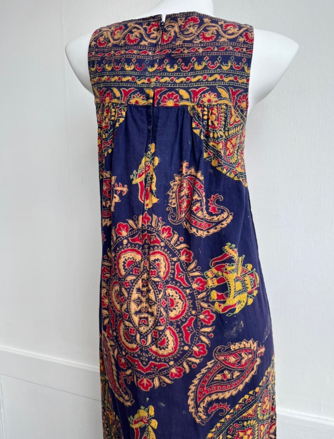 인디아 네이비 만다라 롱 원피스 상품이미지5