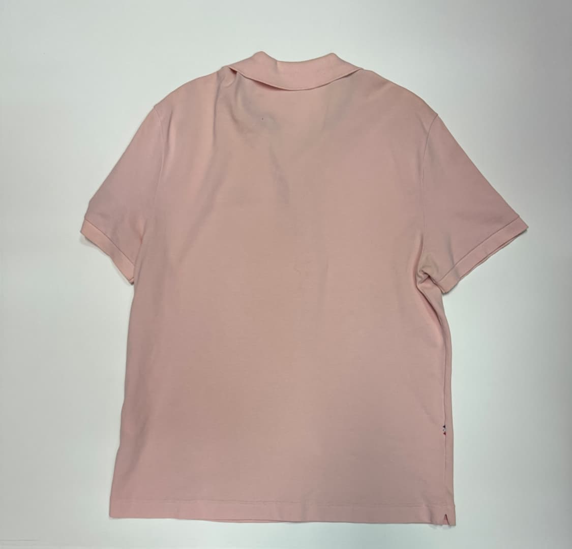 라코스테 라이브 핑크 반팔 카라 티셔츠 상품이미지2