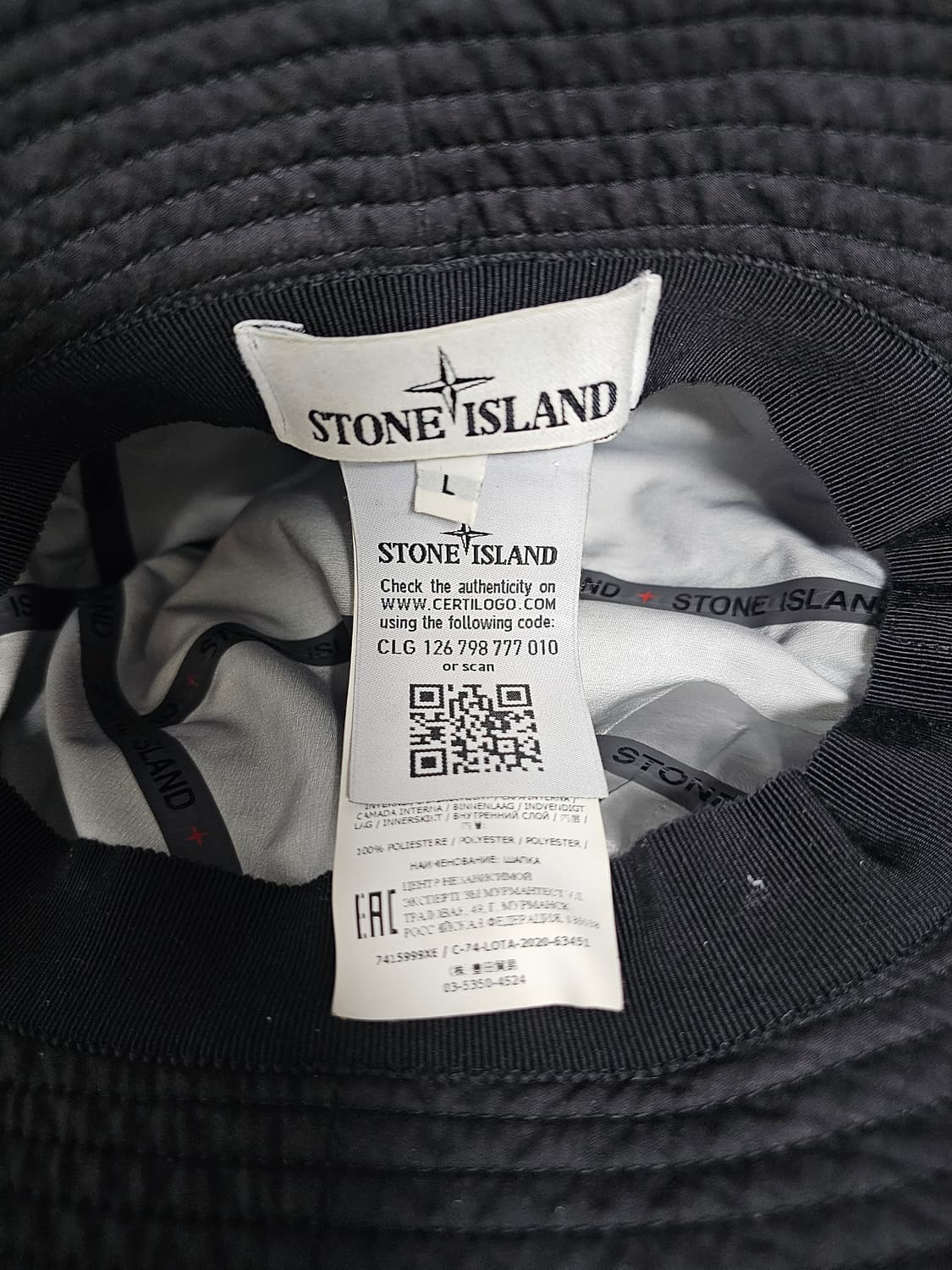 스톤아일랜드 마리나 버킷햇 상품이미지4