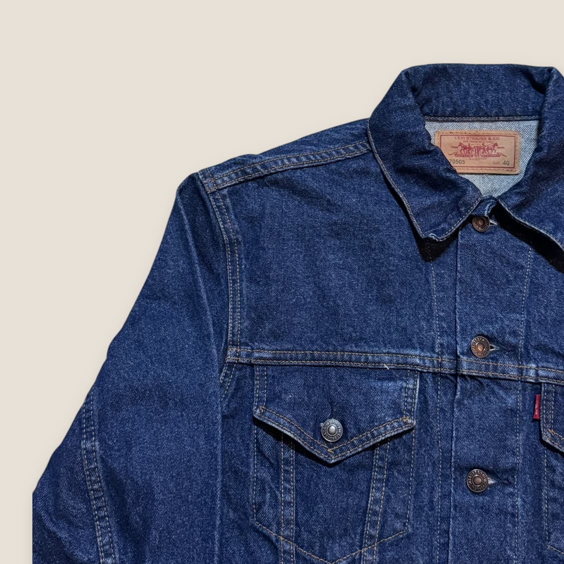 리바이스 70505 타입 3세대 트러커 데님 자켓 4이스 상품이미지4