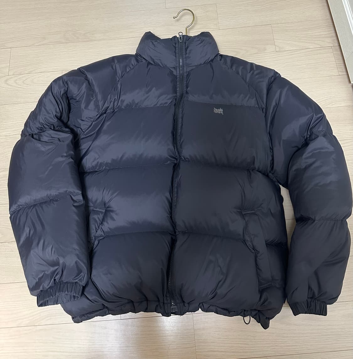 [XL]브라운 브레스 덕다운 패딩 블랙 상품이미지1