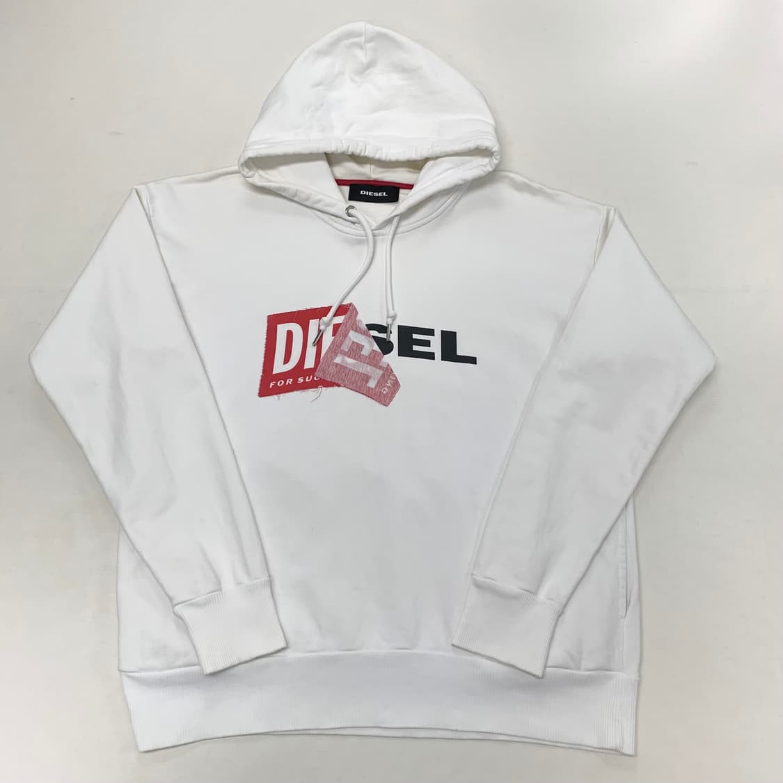 DIESEL 디젤 오버핏 후드티 (S) 상품이미지1