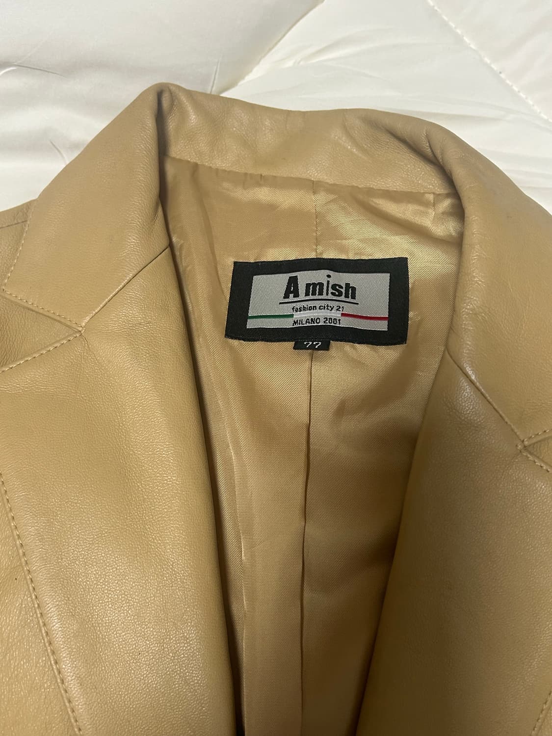 양가죽 브라운 자켓 상품이미지4