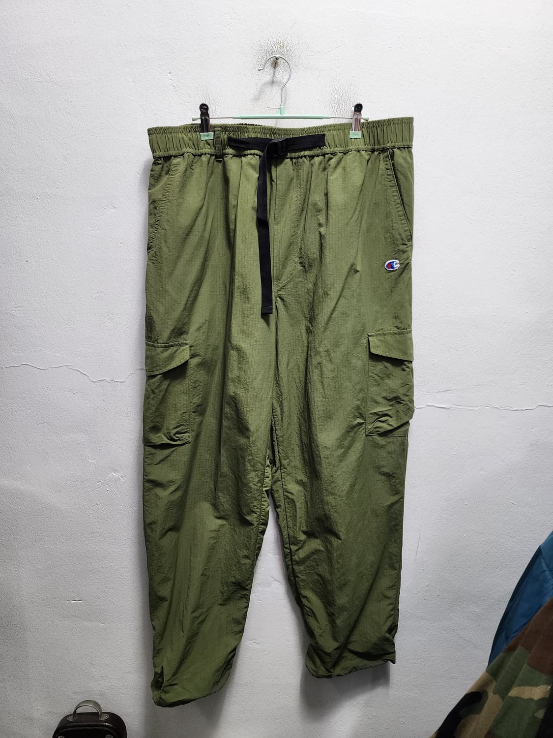 챔피온 벨티드 카고 조거팬츠 올리브 그린 XL 상품이미지1