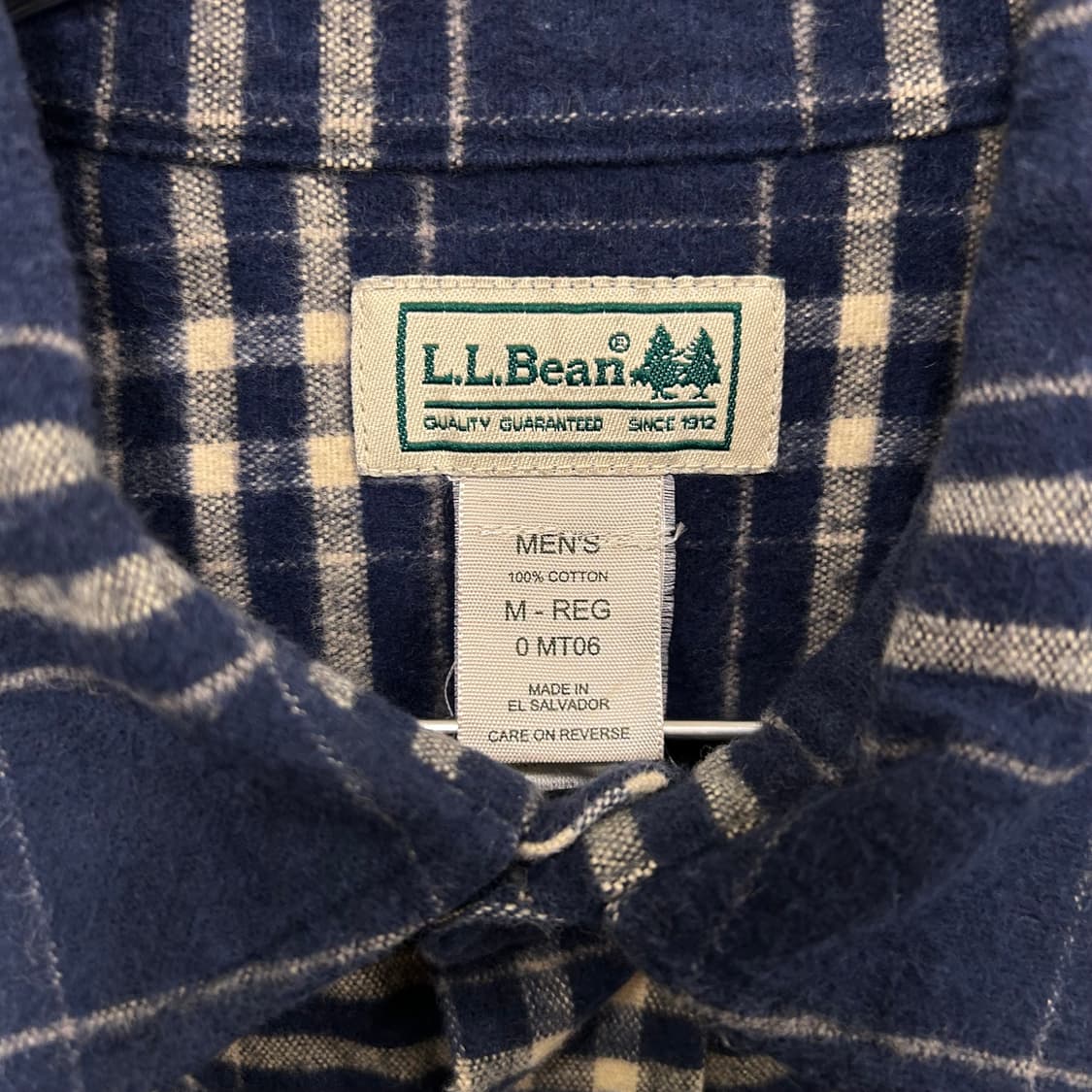 L.L Bean 엘엘빈 울 타탄체크 오버핏 셔츠 상품이미지3