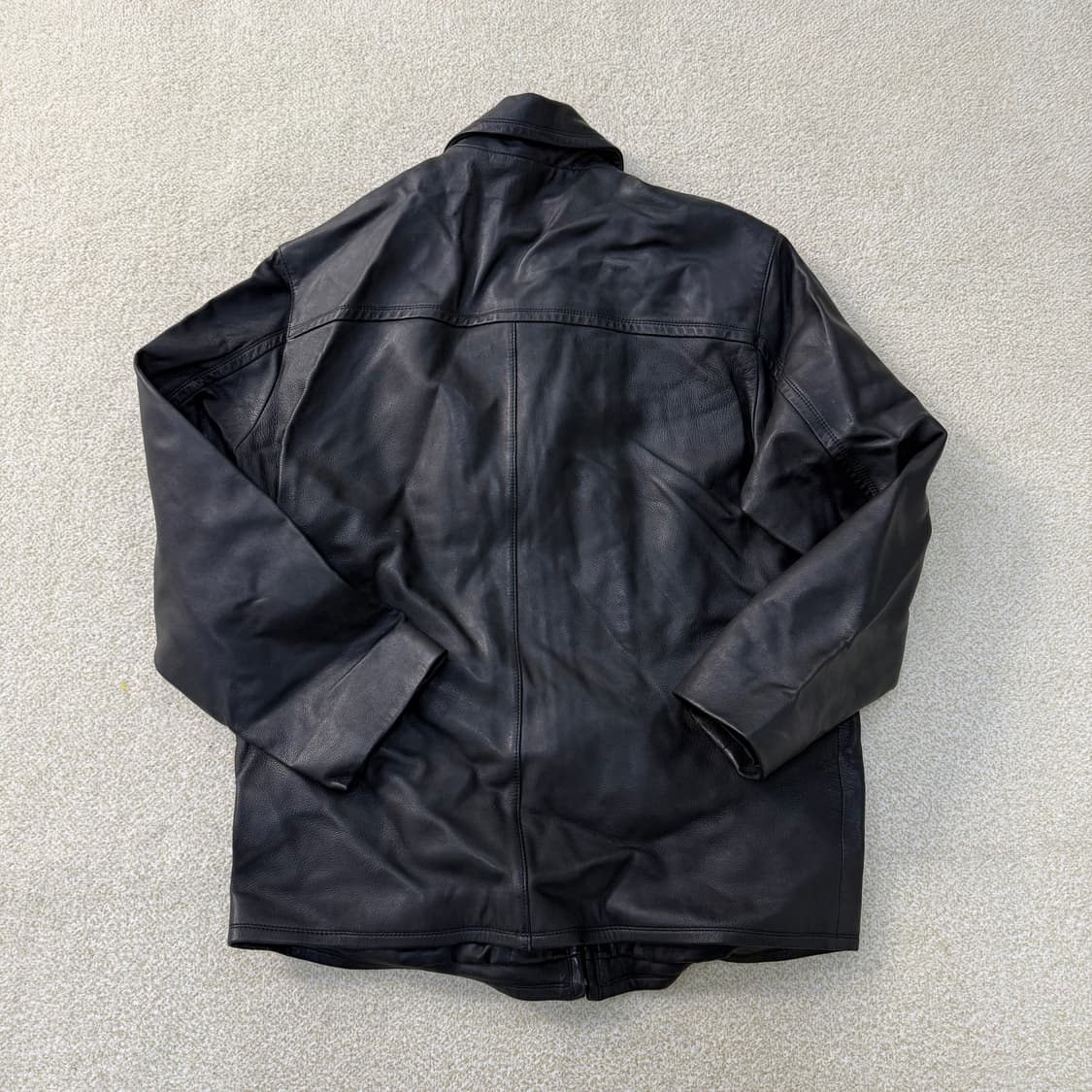 100 UCLA 빈티지 싱글 레더 자켓 0123T1 상품이미지2