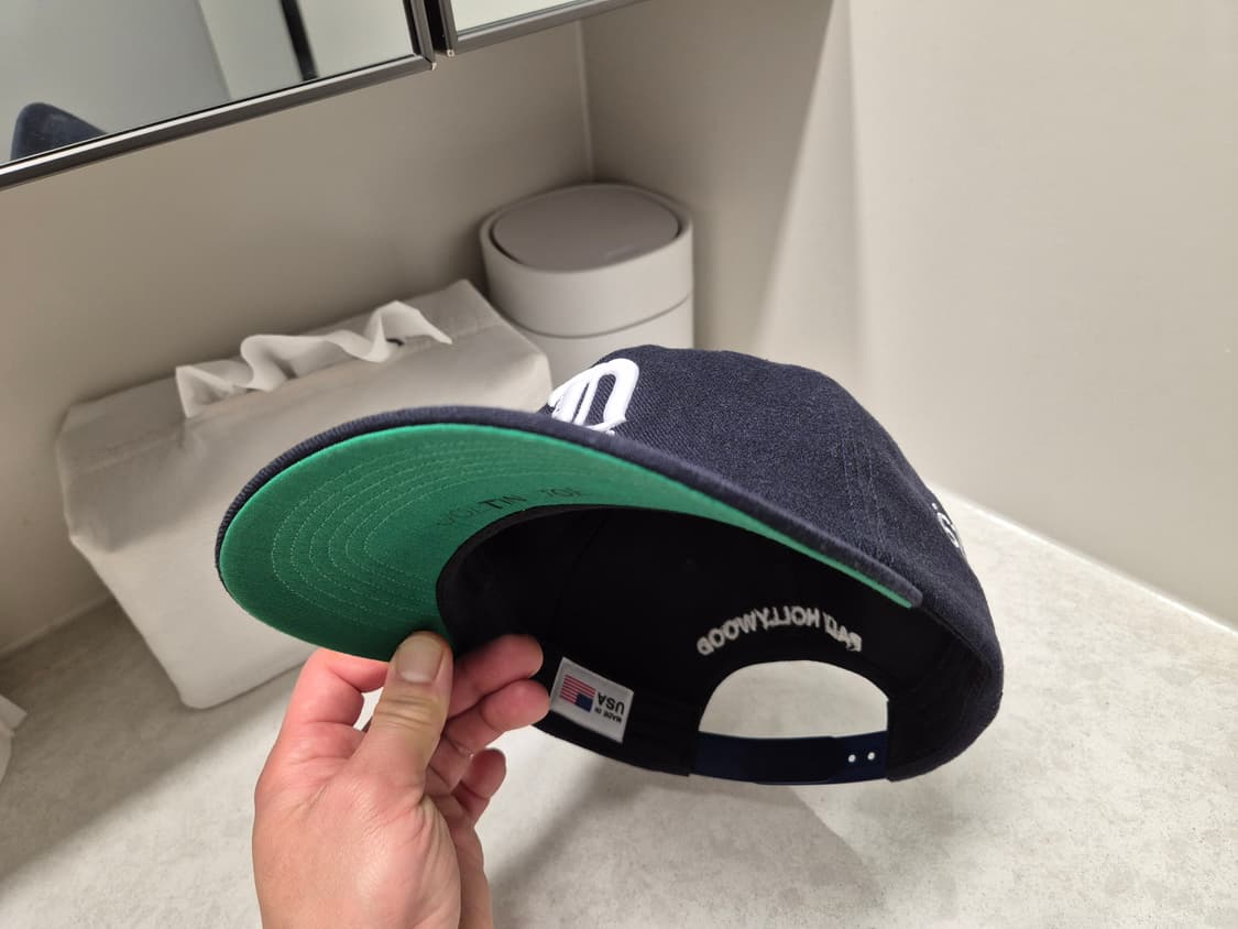 Palyhollywood 팔리할리우드 "P" hat 네이비 볼캡 상품이미지5