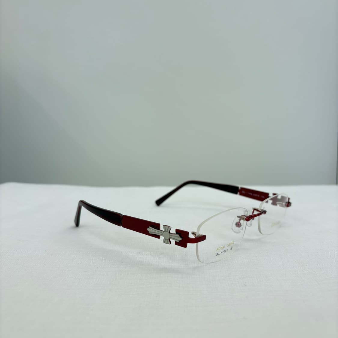 GALLAN 레드실버 빈티지 반무테 상품이미지2