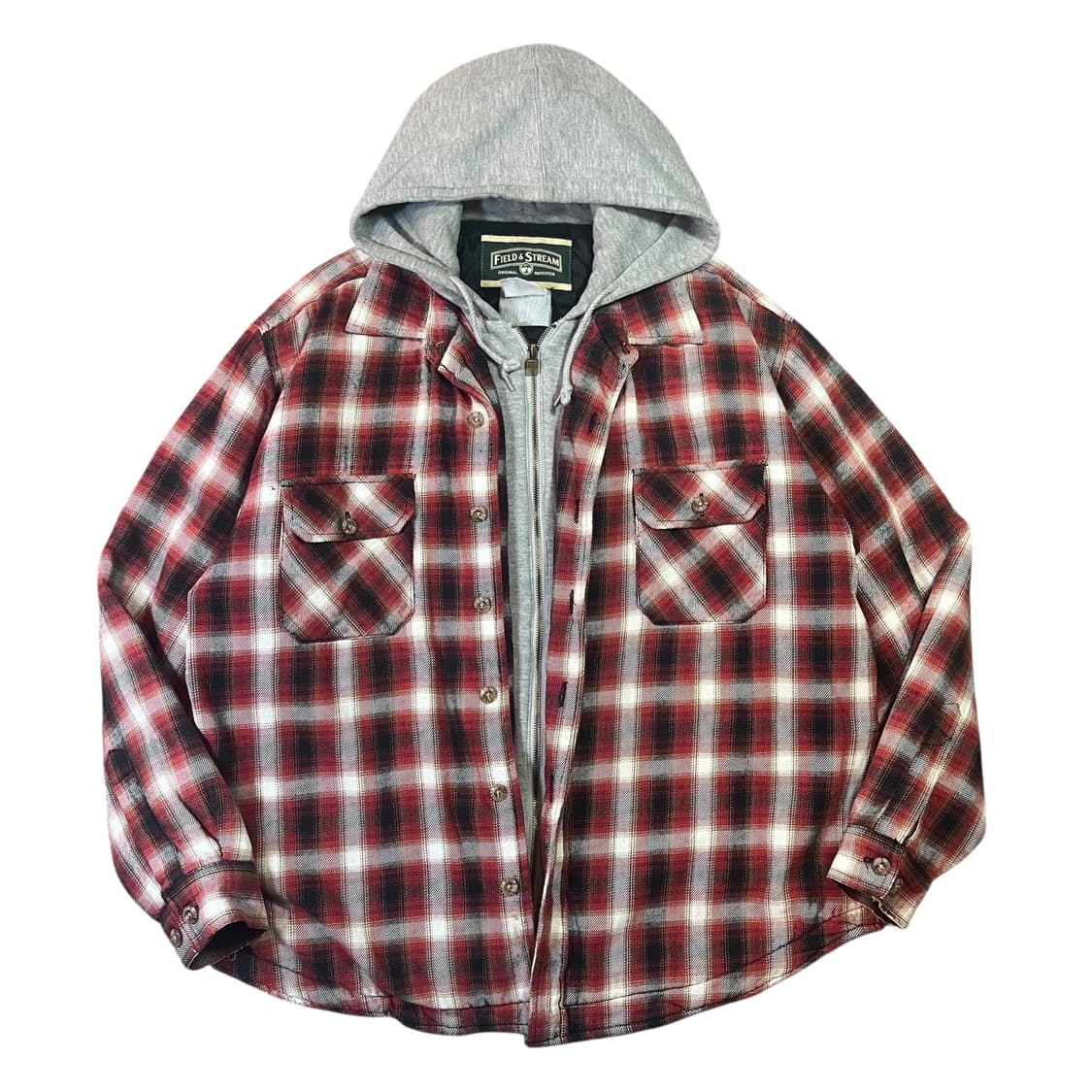 필드 & 스트림 체크 셔츠 후드집업 상품이미지1