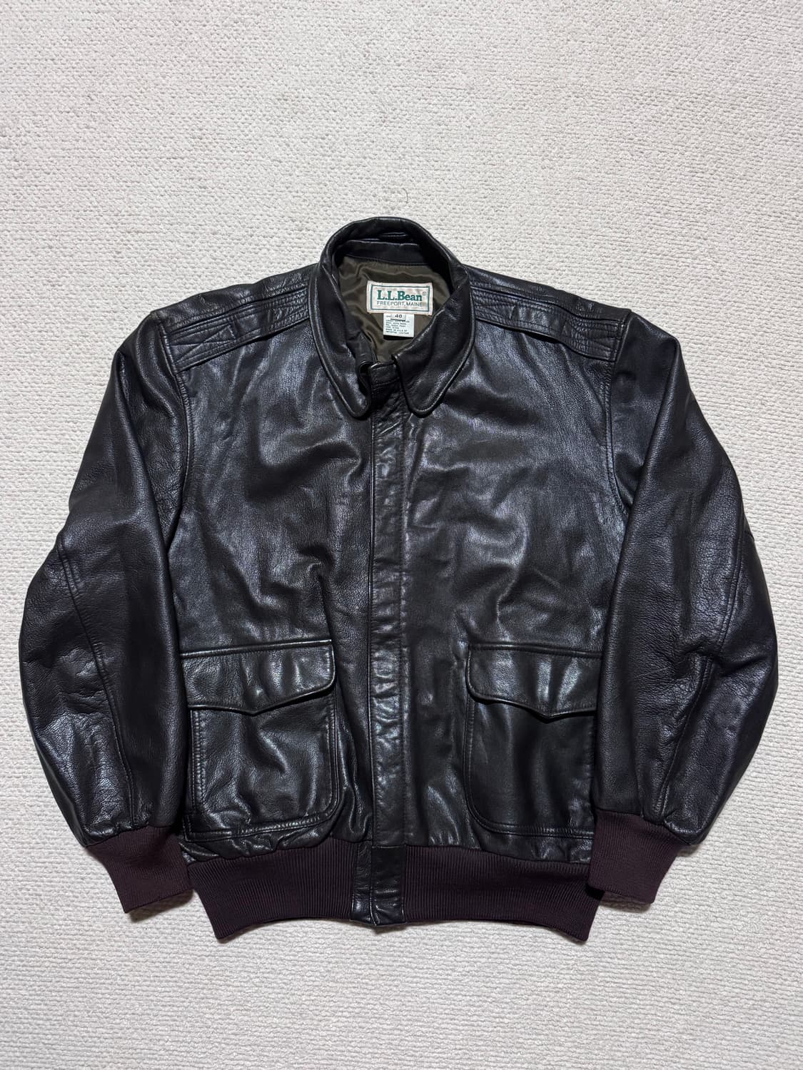 90s USA 엘엘빈 L.L.Bean A-2 40사이즈 상품이미지1