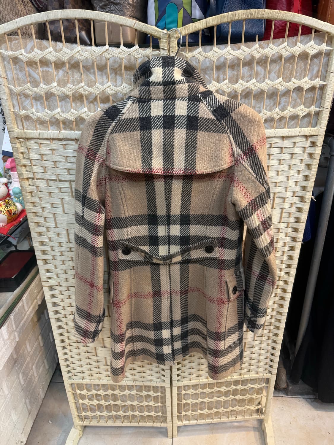 40/66 정품 버버리 노바체크 코트 팝니다 상품이미지7