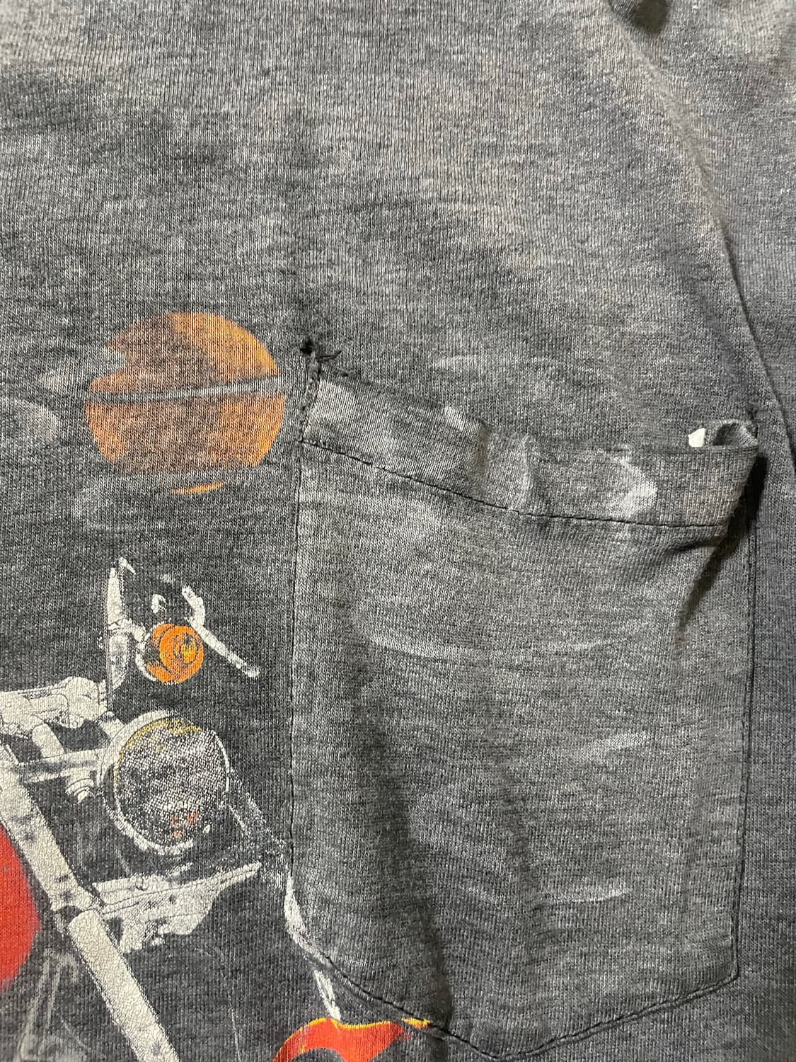 80s harley davidson / bike t shirt 3xl 상품이미지4