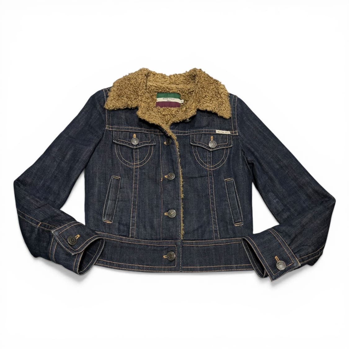 우먼90 빈폴 인디고 쉐르파 데님자켓 상품이미지1