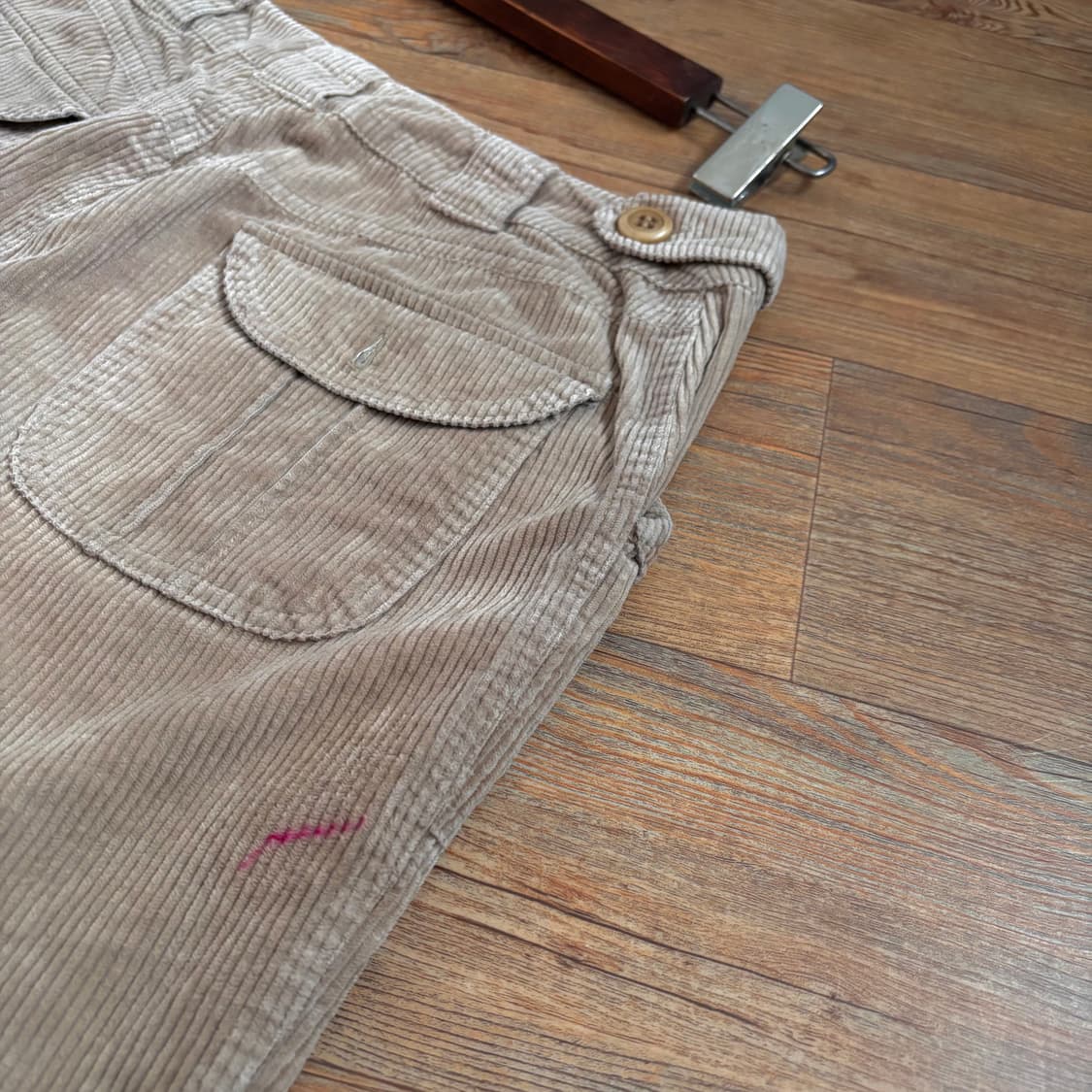 막스마라 정품 베이지 26 코듀로이 팬츠 위켄드 골덴 상품이미지9
